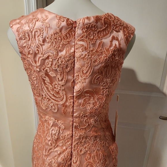 Pink new with tags wedding lace dress size 10 - Picture 7 of 10